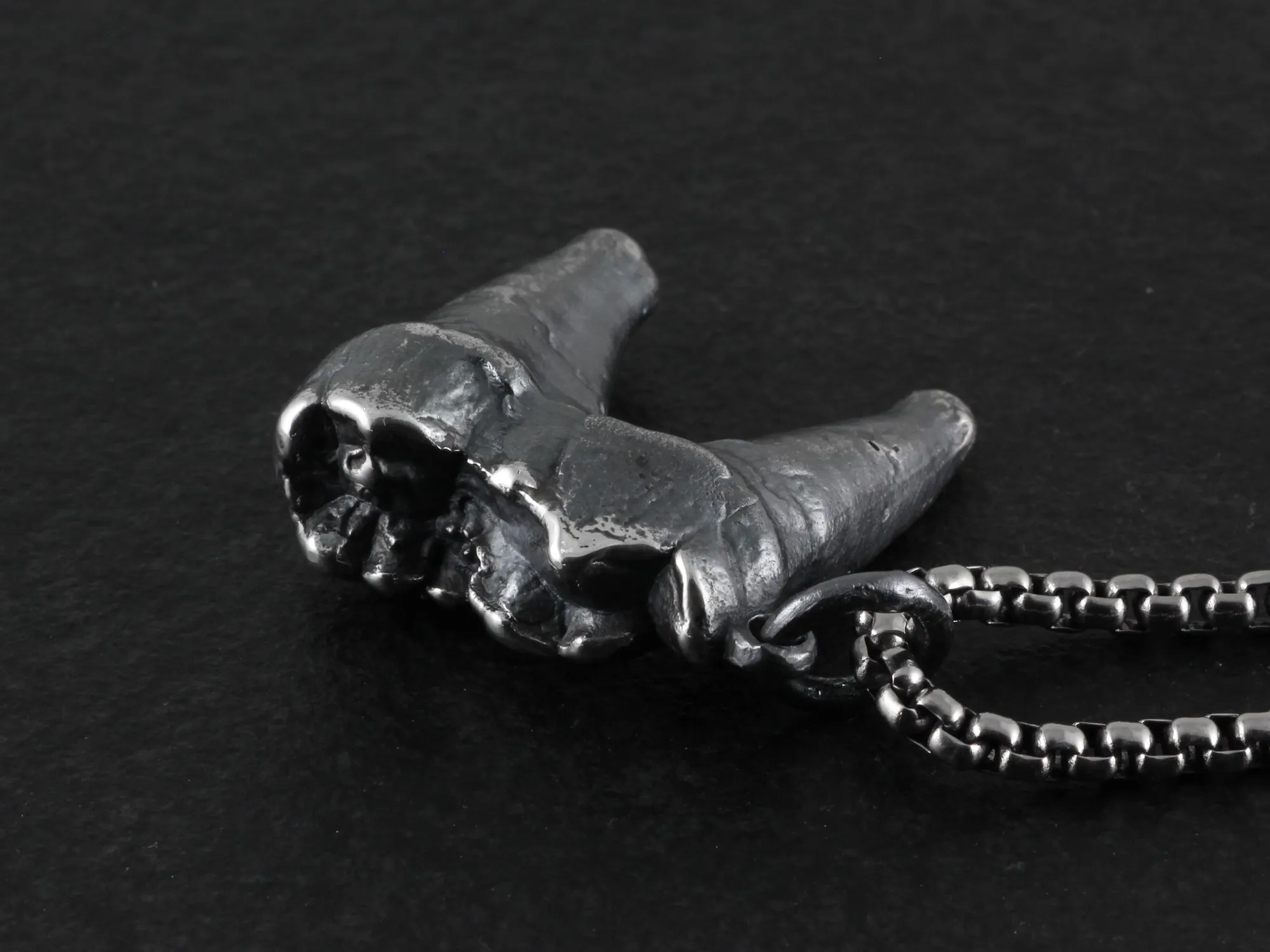 Sterling Silver Molar Tooth Necklace