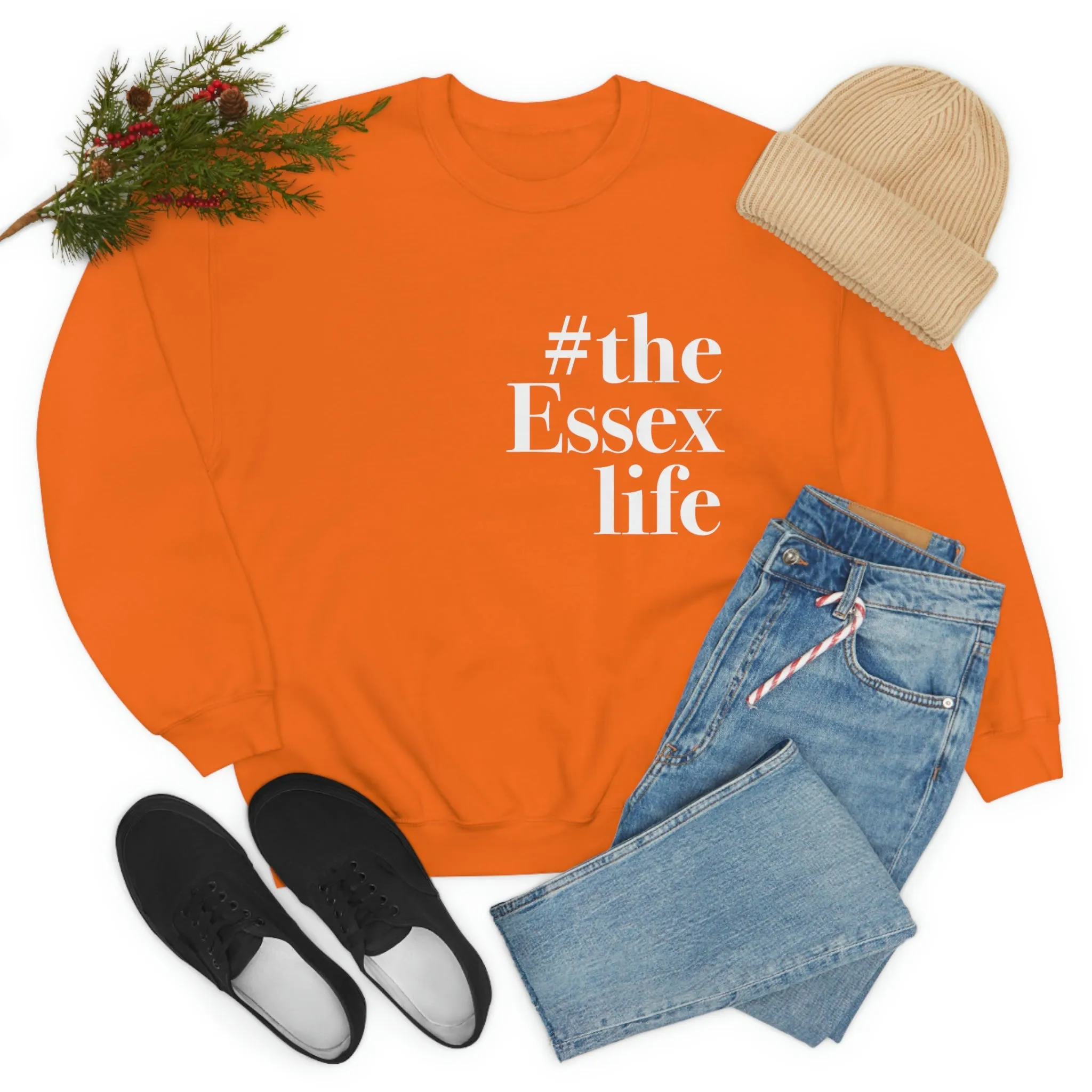 #theessexlife Unisex Heavy Blend™ Crewneck Sweatshirt