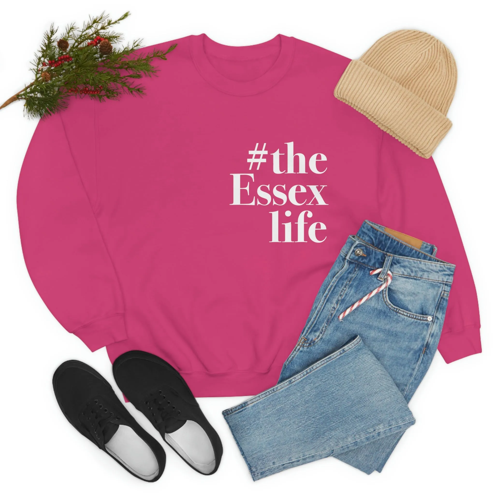 #theessexlife Unisex Heavy Blend™ Crewneck Sweatshirt