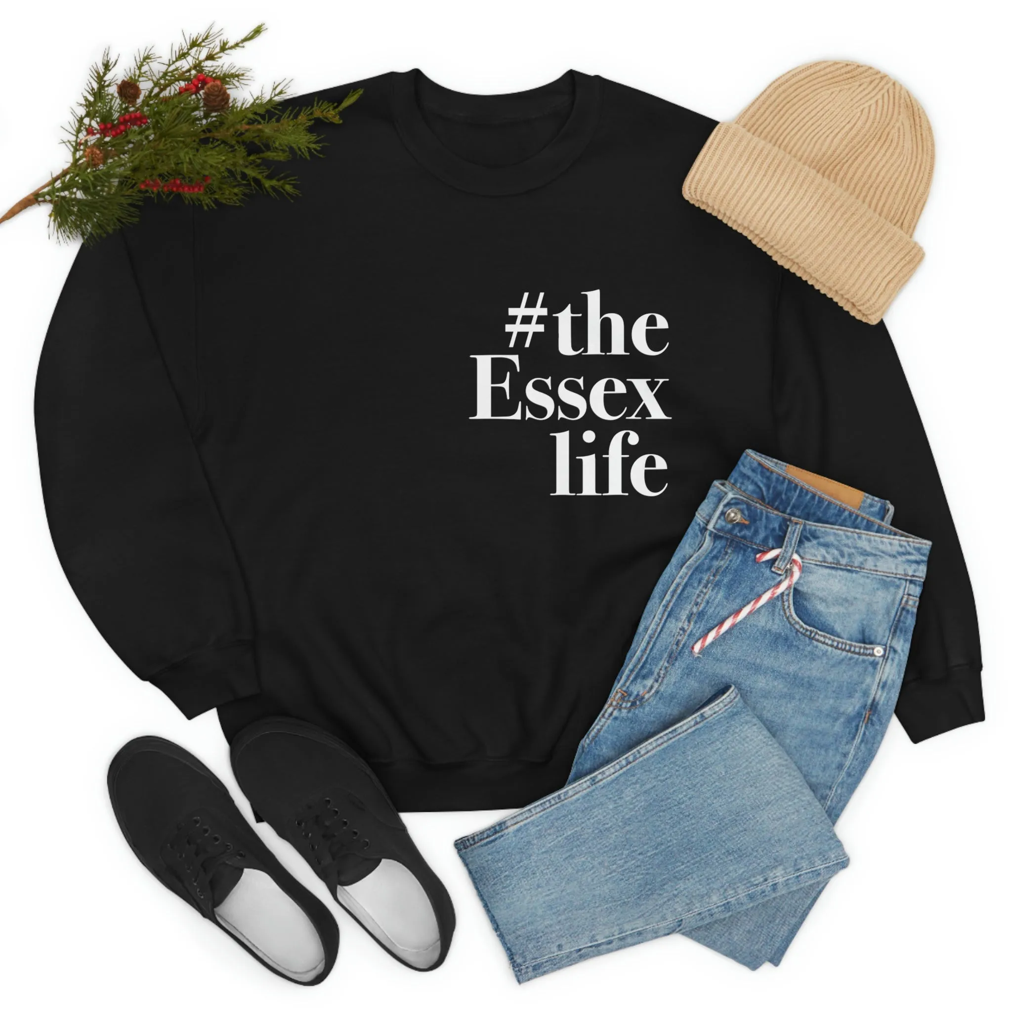 #theessexlife Unisex Heavy Blend™ Crewneck Sweatshirt