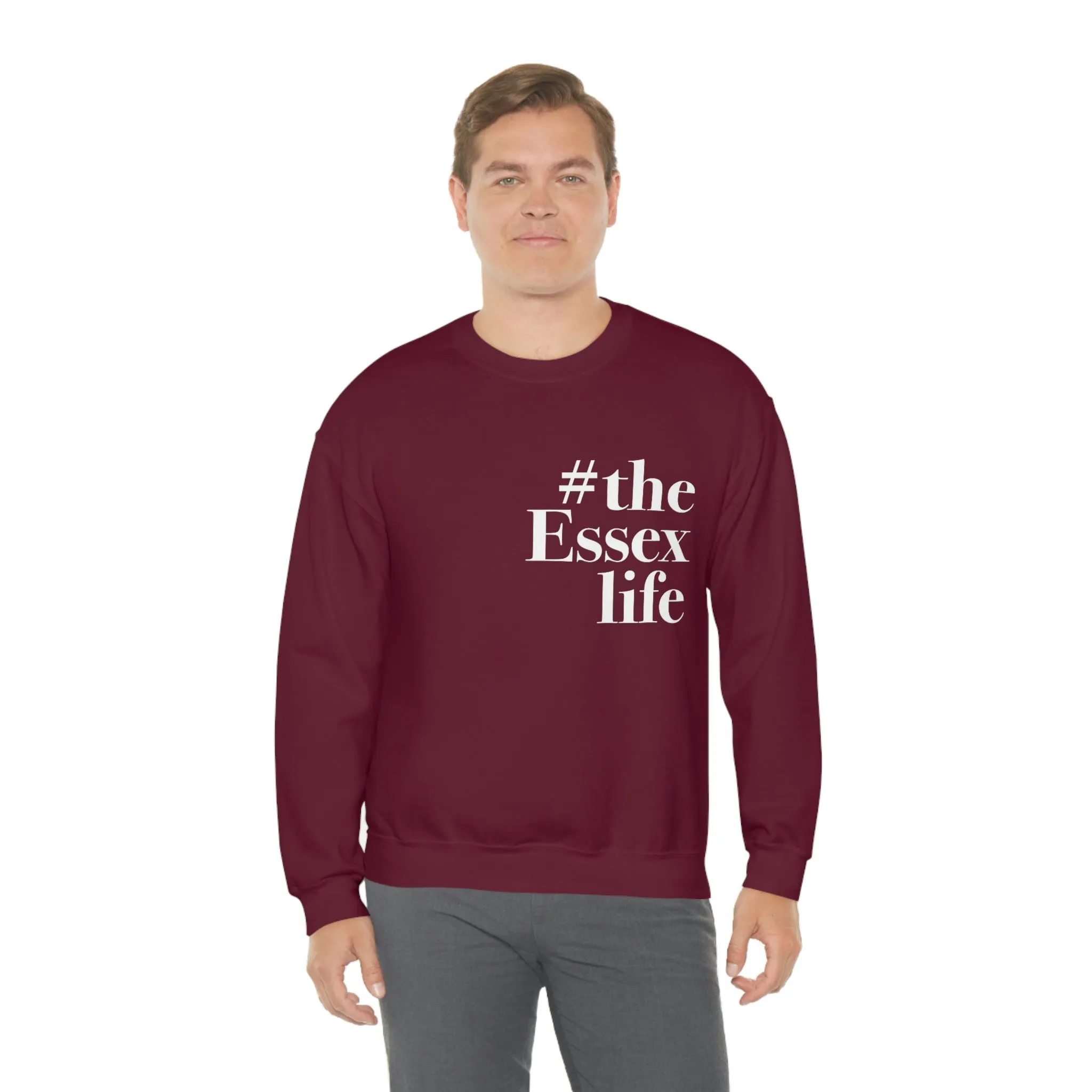 #theessexlife Unisex Heavy Blend™ Crewneck Sweatshirt