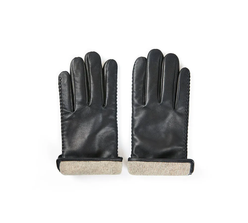 UGG Australian Shepherd Sheepskin Wool Mens Leather Gloves Benjamin