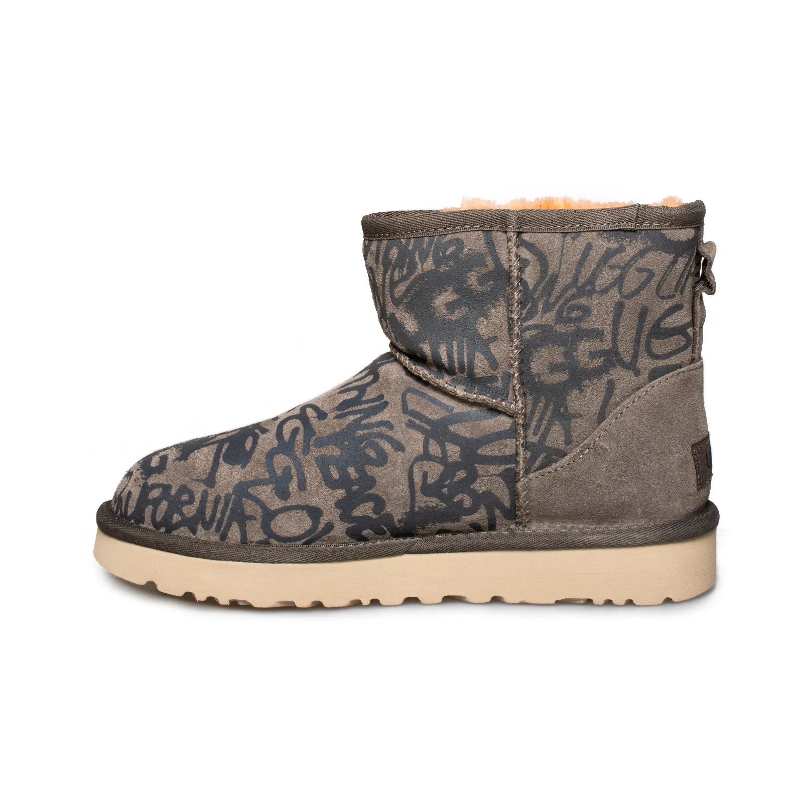 UGG Classic Street Graffiti Mini Slate Boots - Women's