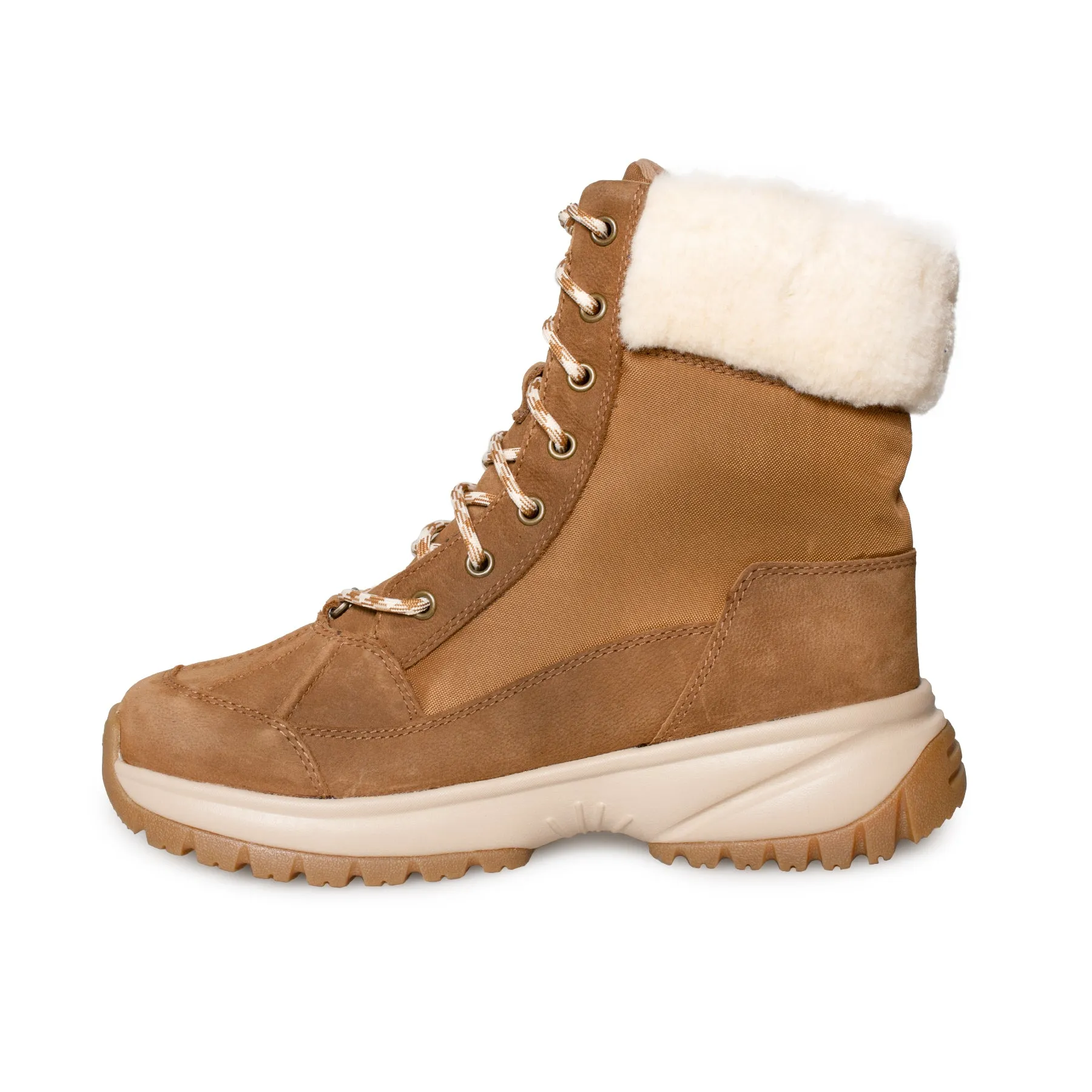 UGG Yose Fluff Hiker Chestnut Boots - Women's