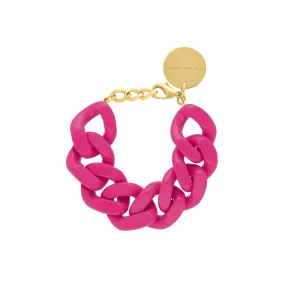 Vanessa Baroni Great Chain Fuchsia Bracelet