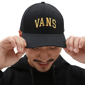 Vans cap with visor Logo Structured JO VN00066HBLK1 black One Size