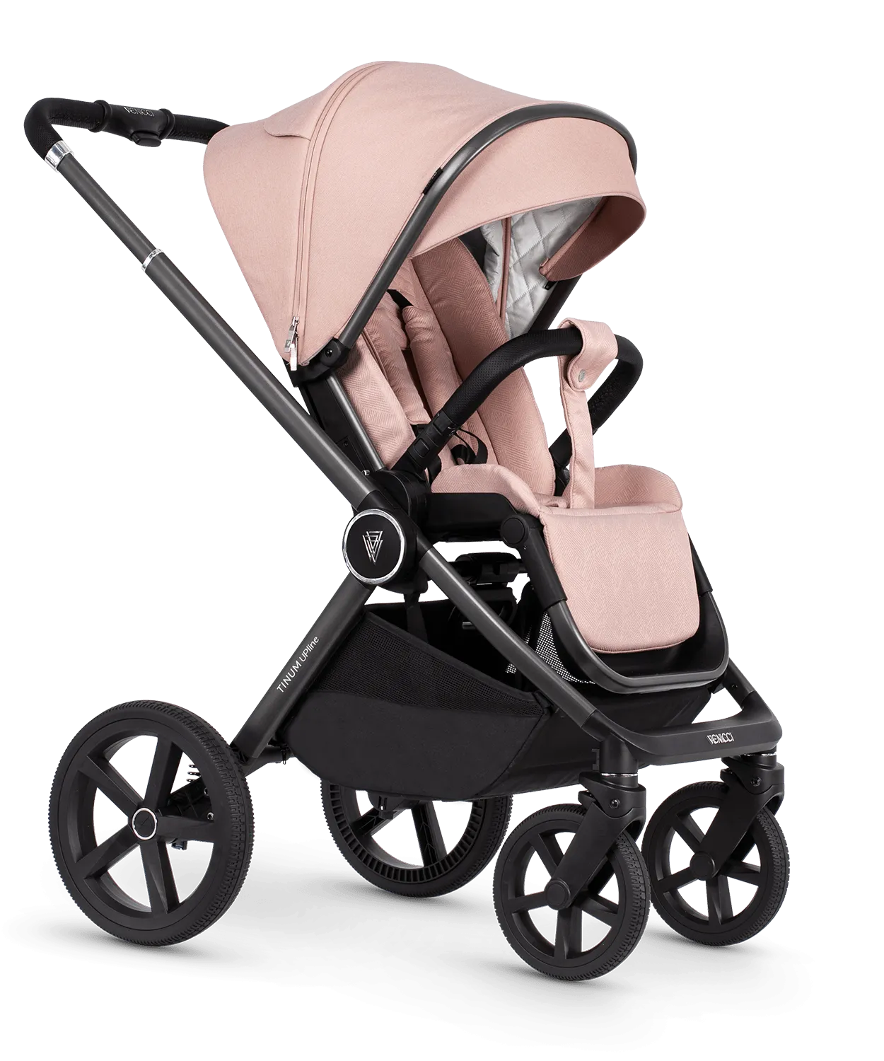 Venicci 3 in 1 Tinum UPLINE Cabriofix i-Size Travel System - Misty Rose