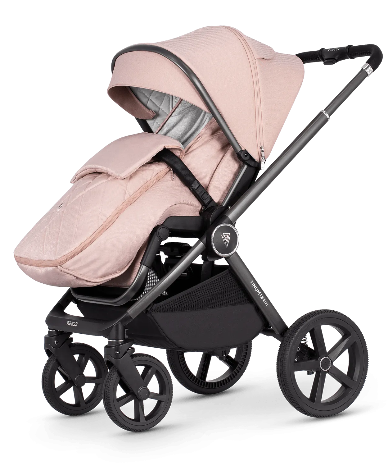 Venicci 3 in 1 Tinum UPLINE Cabriofix i-Size Travel System - Misty Rose