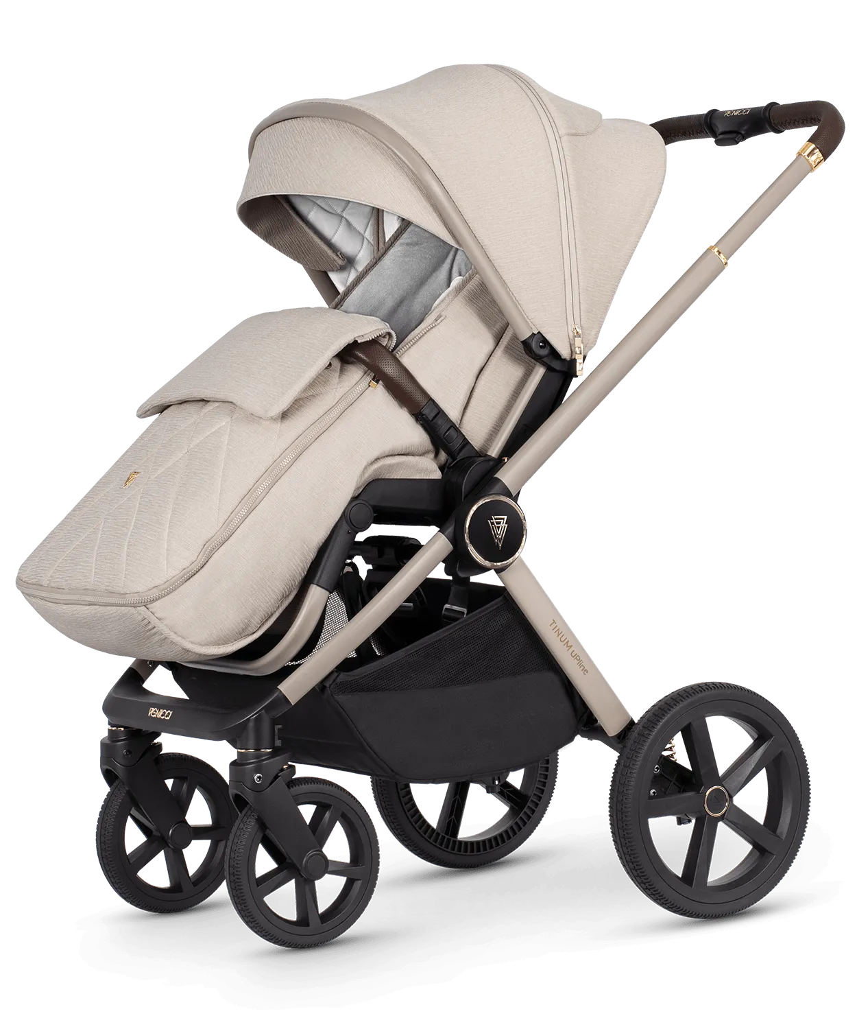 Venicci 3 in 1 Tinum UPLINE Cabriofix i-Size Travel System - Stone Beige