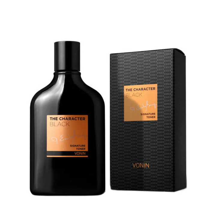 VONIN The Character Black Signature Toner 140ml For Men Homme Skincare Moisture Soothing