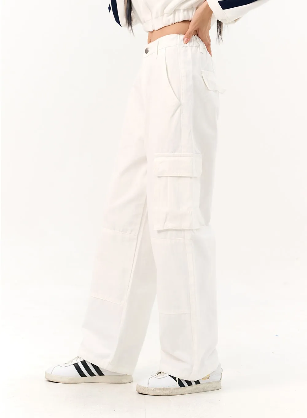 Wide Cargo Pants IO317