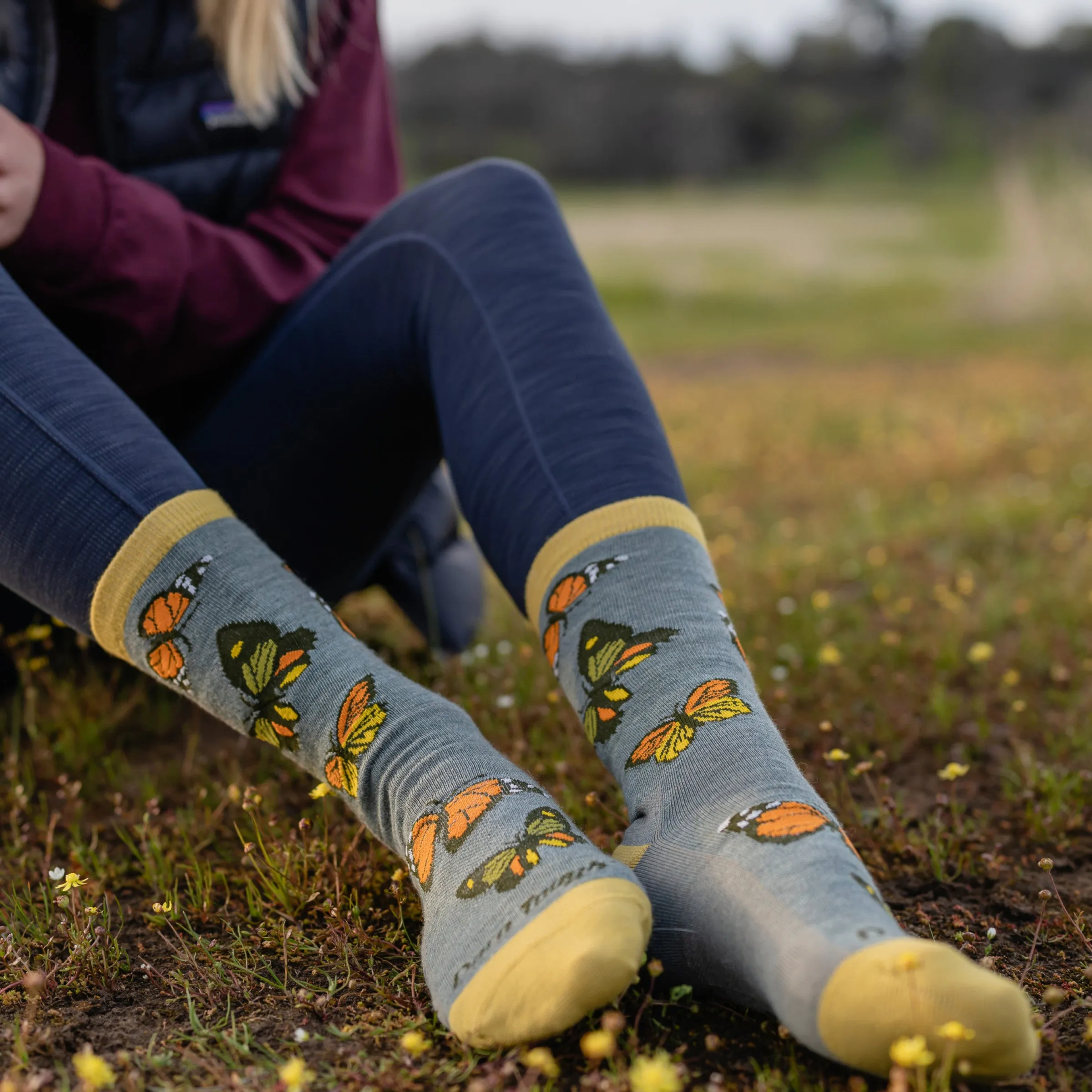 Women's Flutter Crew  Lightweight Lifestyle Sock