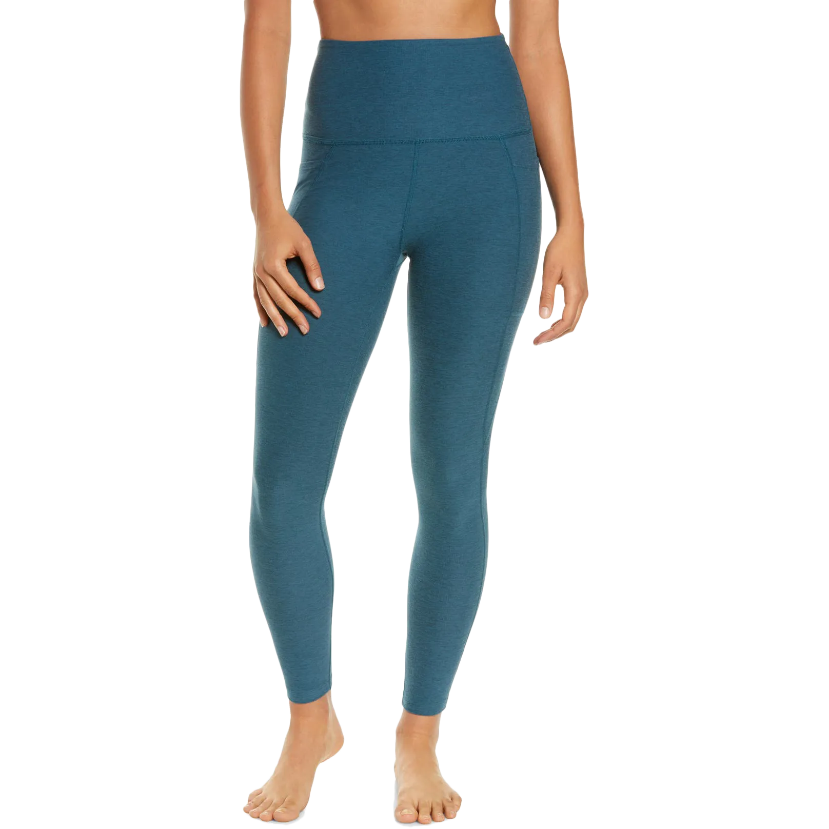 Women's Spacedye Out of Pocket High Waisted Midi Legging